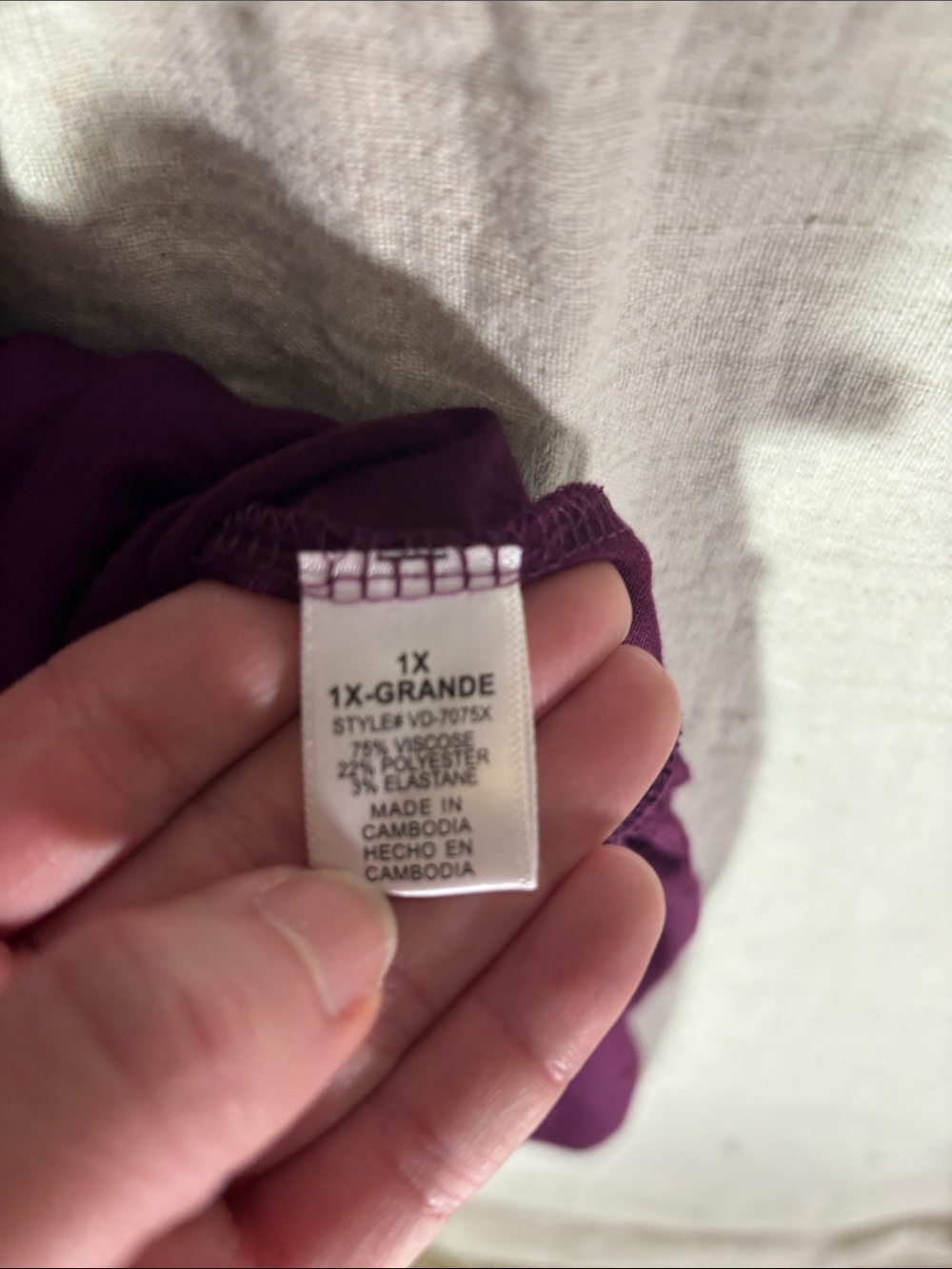 Zenana Outfitters Deep Purple Ruffle-Hem Maxi Dress w/ pockets - Picture 3 of 10